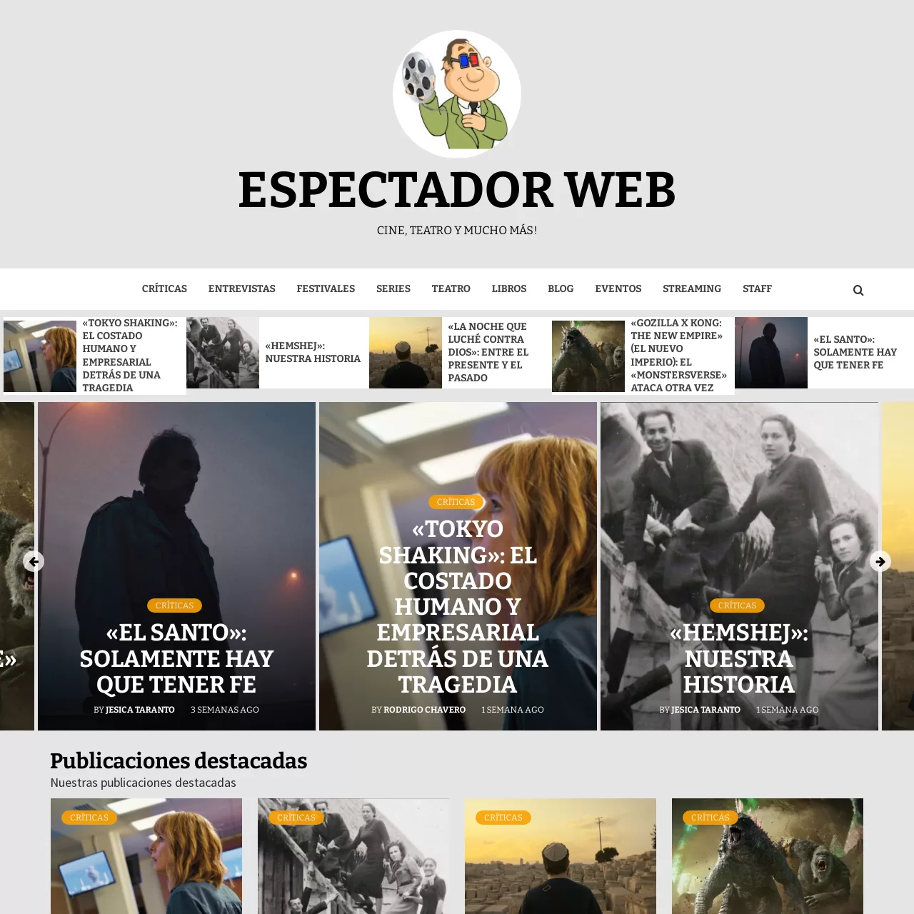 Espectador Web – Cine, teatro y mucho más!