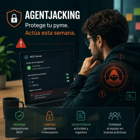 Ataque agentjacking: cómo proteger a tu pyme en Claude Code